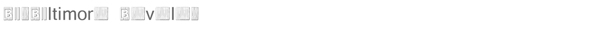 Bad Baltimore Beveled BadBaltimore Beveled.ttf font preview